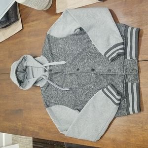 Large Gray Varsity Jacket